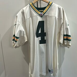 White Green Bay Packers Favre Jersey